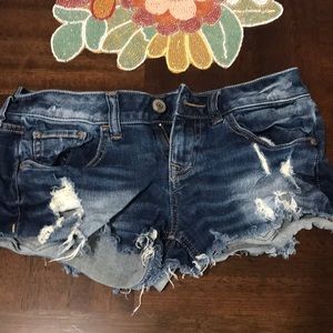 Denim shorts